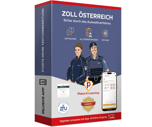 Aufnahmetest Zoll Österreich Testtrainer Basis