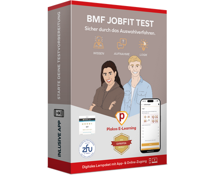 Vorbereitung BMF Jobfit Test 2026 Online Testtrainer