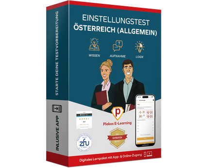 Einstellungstest Österreich (allgemein) 2026 Online Testtrainer