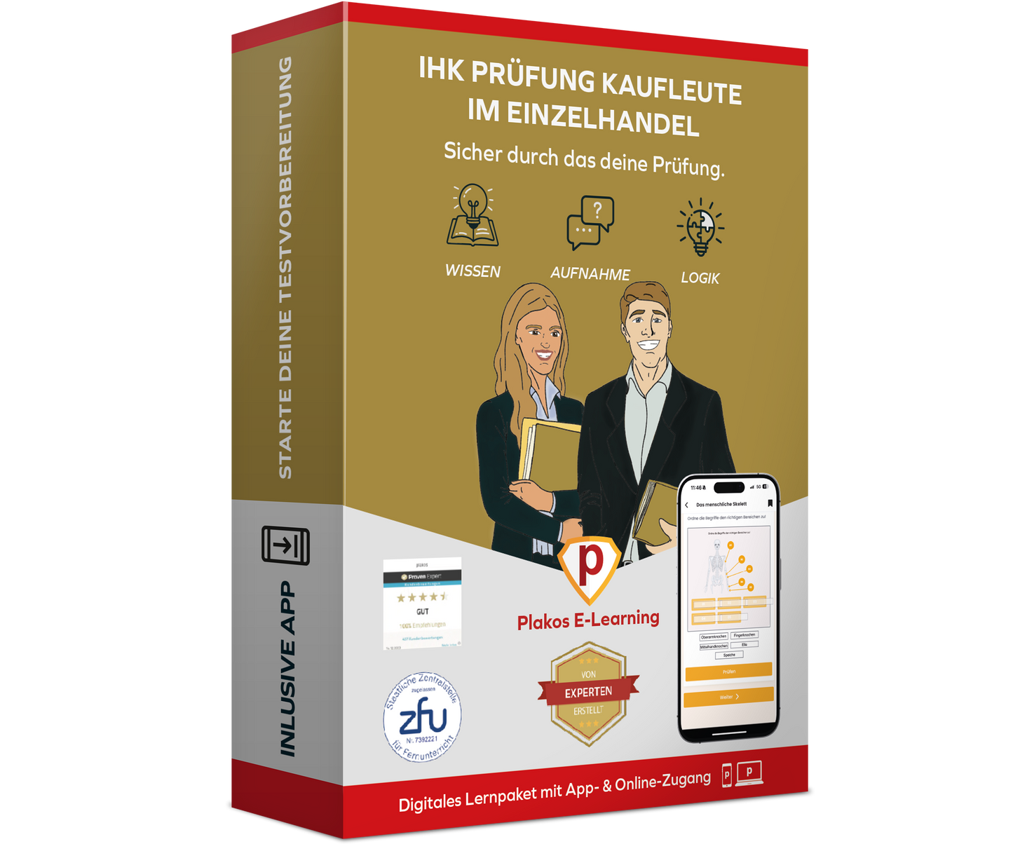 IHK Prüfung Kaufmann / Kauffrau im Einzelhandel Prüfungsvorbereitung 2026 Online Testtrainer