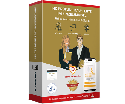 IHK Prüfung Kaufmann / Kauffrau im Einzelhandel Prüfungsvorbereitung 2026 Online Testtrainer