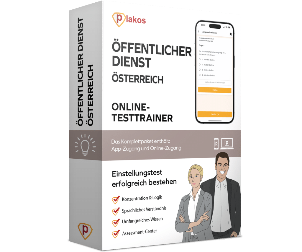 Einstellungstest Öffentlicher Dienst Österreich 2025 Online Testtrainer