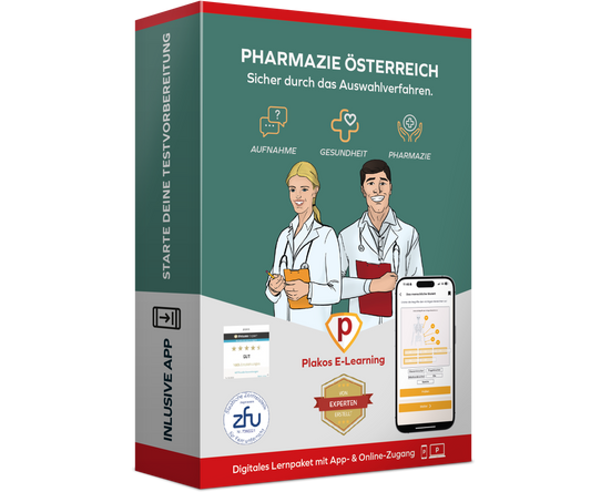 Pharmazie Österreich Aufnahmetest 2025 Online Testtrainer