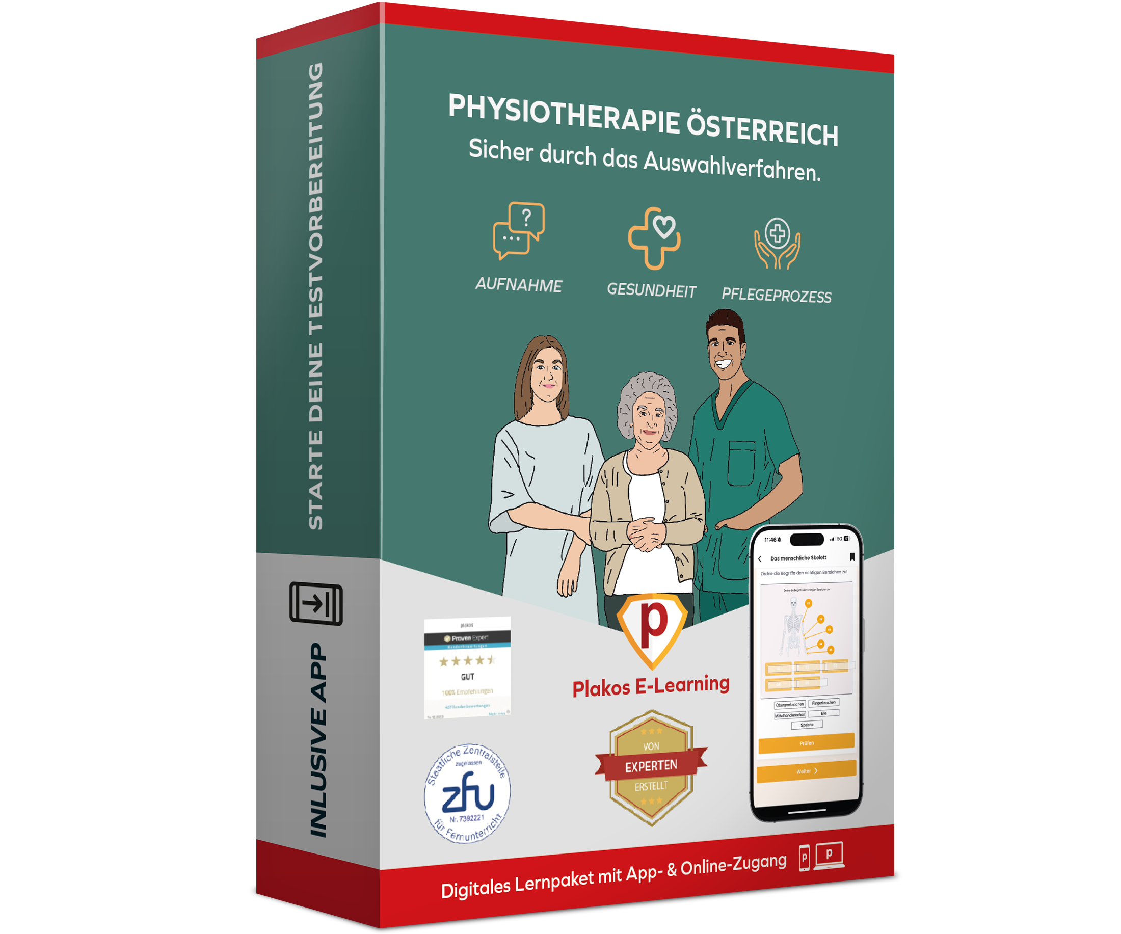 Physiotherapie Aufnahmetest Österreich 2025 Online Testtrainer