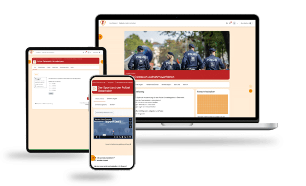 Aufnahmetest Polizei Österreich 2025 Plus Online Testtrainer