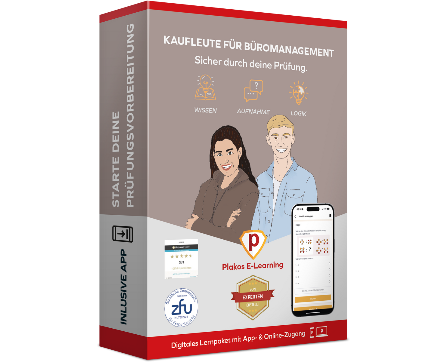 Prüfungsvorbereitung Kauffrau / Kaufmann für Büromanagement 2026 Online Testtrainer