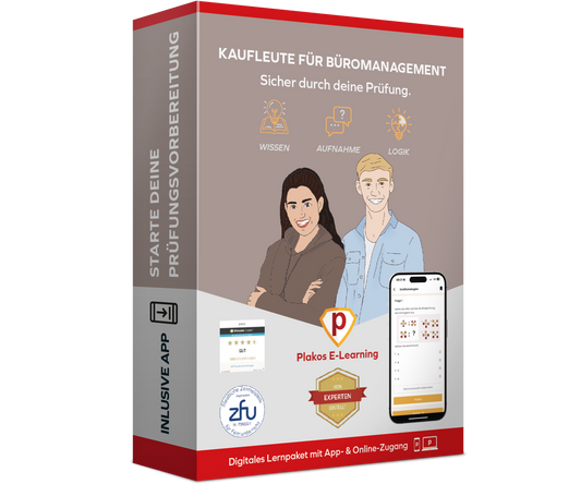 Prüfungsvorbereitung Kauffrau / Kaufmann für Büromanagement 2026 Online Testtrainer
